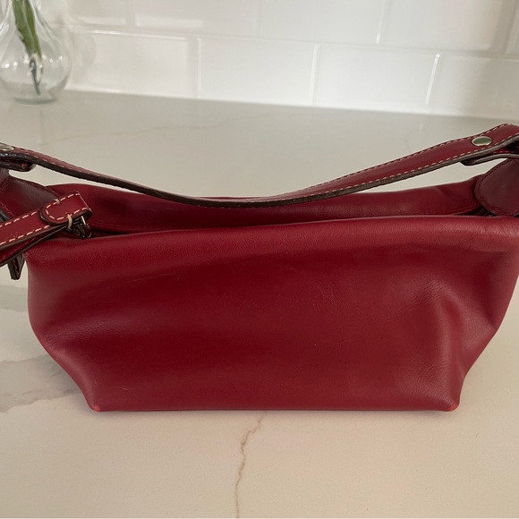 Coach Red Leather Wristlet/Clutch - Picture 6 of 7